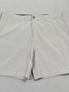 Bad Birdie Shorts Men's 36 Gray Performance Stretch Golf Casual